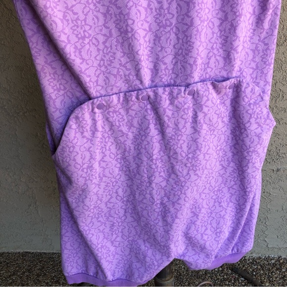 Pajamagram Lavender Shorts Onsie Size S - Picture 7 of 8